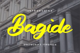 Bagide: A Handwritten Font for Editorial Design