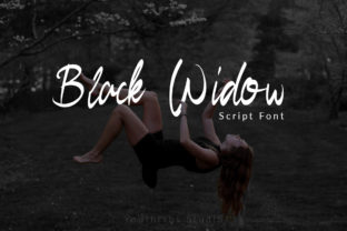 Black Widow: A Modern Handwritten Font for Engaging Campaigns