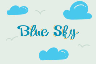 Blue Sky: A Friendly Handwritten Font for Engaging Campaigns