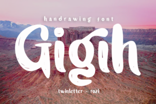 Discover Gigih: A Versatile Handwritten Font for Modern Web Design