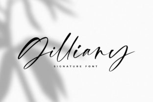 Discover Gilliany: A Magical Handwritten Font for Elegant Designs