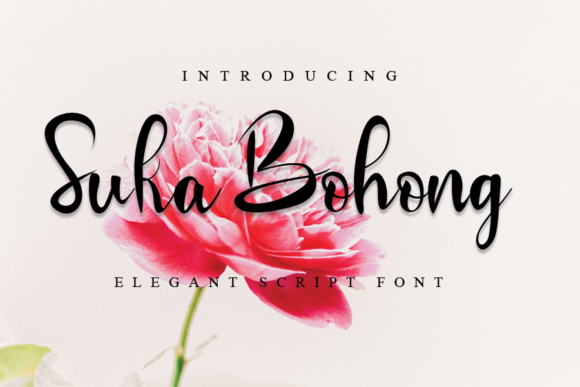 Discover Suka Bohong: A Font for Elegant Editorial Design