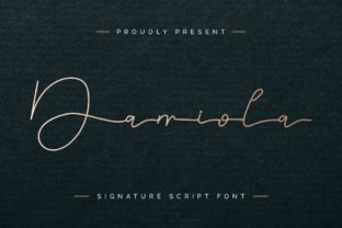 Elevate Your Brand with Damiola: The Handwritten Font of Elegance