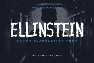 Ellinstein: A Bold and Quirky Handwritten Font for Editorial Design