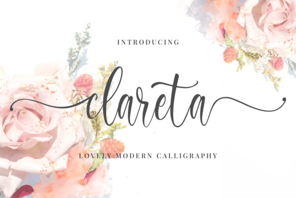 Enhance Your Brand with Clareta: A Beautiful Calligraphy Font
