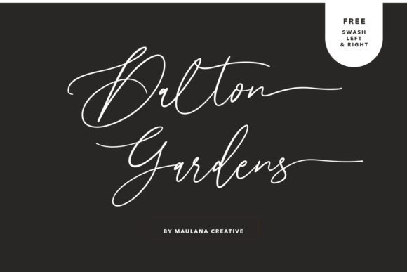 Enhance Your Brand with Dalton Gardens Font