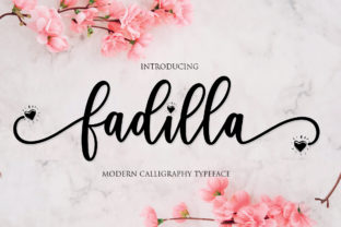 Enhance Your Brand with Fadilla: A Charming Script Font