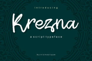 Enhancing Web Design with Krezna: A Handwritten Font