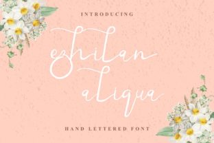 Ezhilan Aliqua: The Perfect Script Font for Handmade Creations