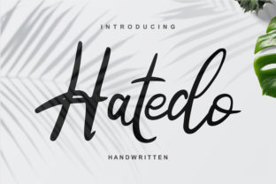 Hatedo: A Script Amp Font with Character