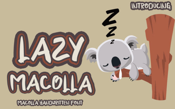 Lazy Macolla: A Friendly Handwritten Font for Web Design