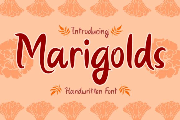 Marigolds: A Handwritten Font for Elegant Editorial Design