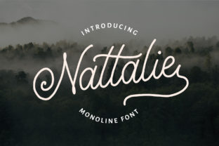 Nattalie: A Handwritten Font for Elegant Editorial Design