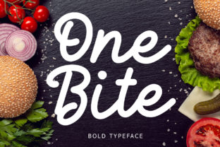 One Bite: A Versatile Handwritten Font for Your Brand