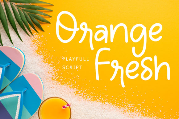 Orange Fresh: A Versatile Handwritten Font for Editorial Design