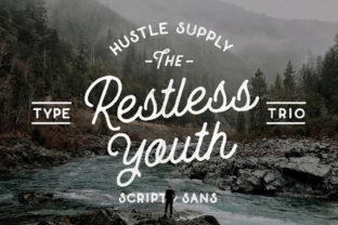 Restless Youth: A Handwritten Font for Polished Branding