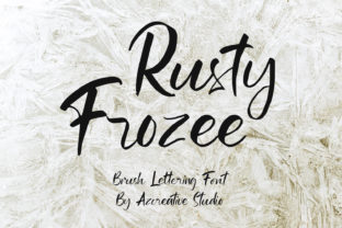 Rusty Frozee: A Handwritten Font for Elegant Web Design