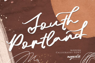 South Portland: Elevate Your Brand with This Elegant Script Font