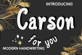 Transform Your Brand with Carson: A Handwritten Font