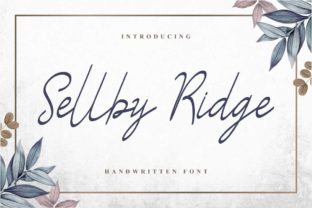 Unveiling Sellby Ridge: A Perfect Font for Elegant Branding