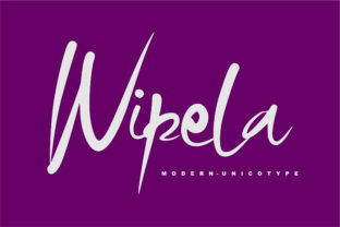 Wipela: A Handwritten Font for Elegant Web Design