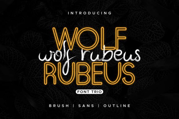 Wolf Rubeus: A Magical Script Font for Captivating Campaigns